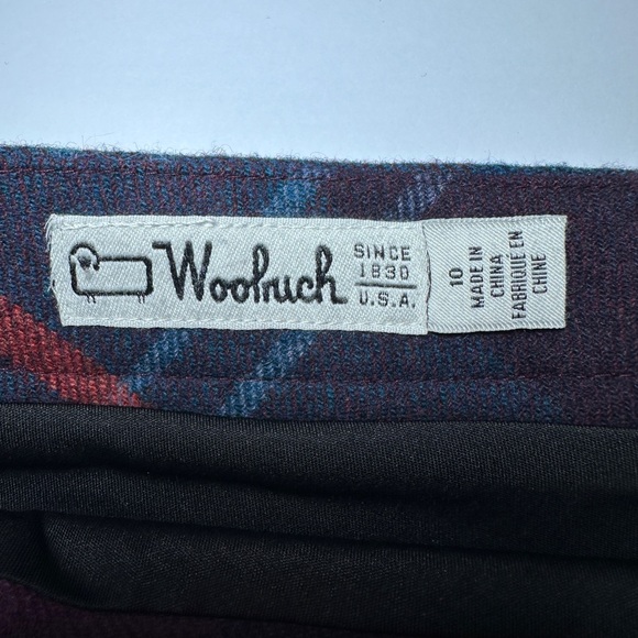 Vintage Woolruch Plaid Skirt Size 10 - Picture 9 of 9